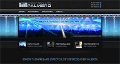 Desktop Screenshot of espectaculospalmero.com
